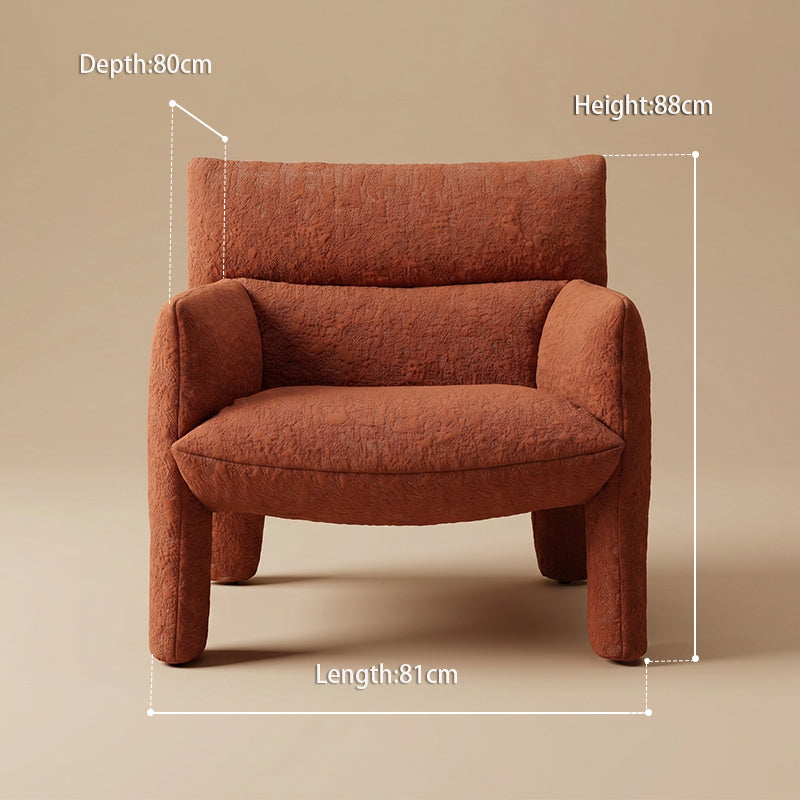 Orange leisure chair