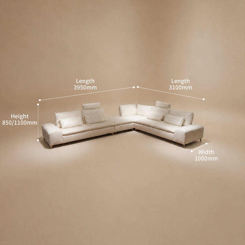 Electric Modular Sectional Sofa – 4 Seater Adjustable Lounge Suite