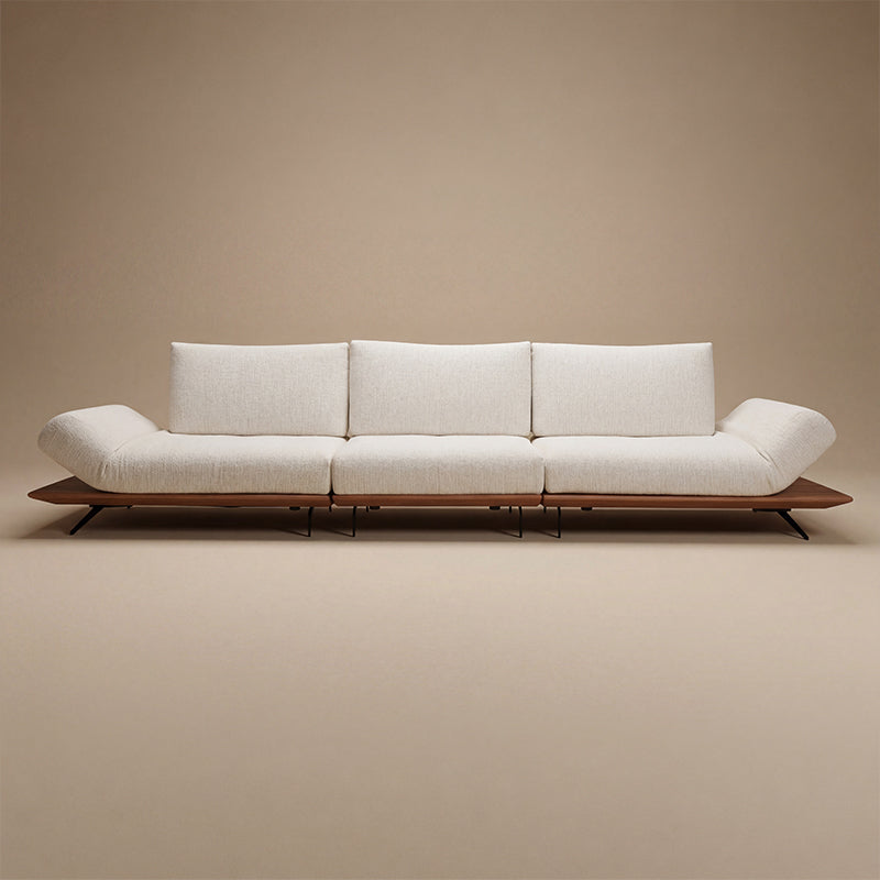 Beige 3-Seater Sofa – Comfortable Modern Living Room Seating