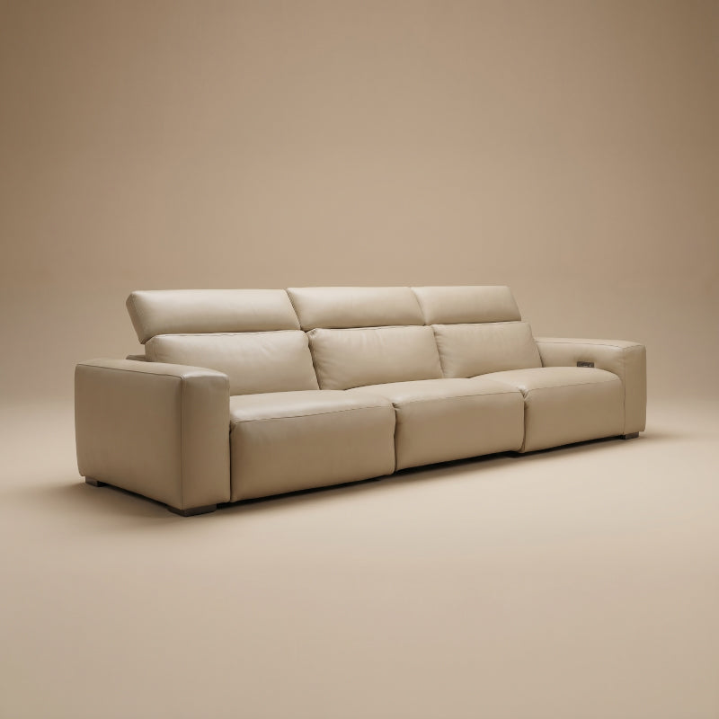 Luxury 3 Seater Electric Recliner Sofa with Adjustable Headrest – Premium Duck Down & OKIN Motor Lounge