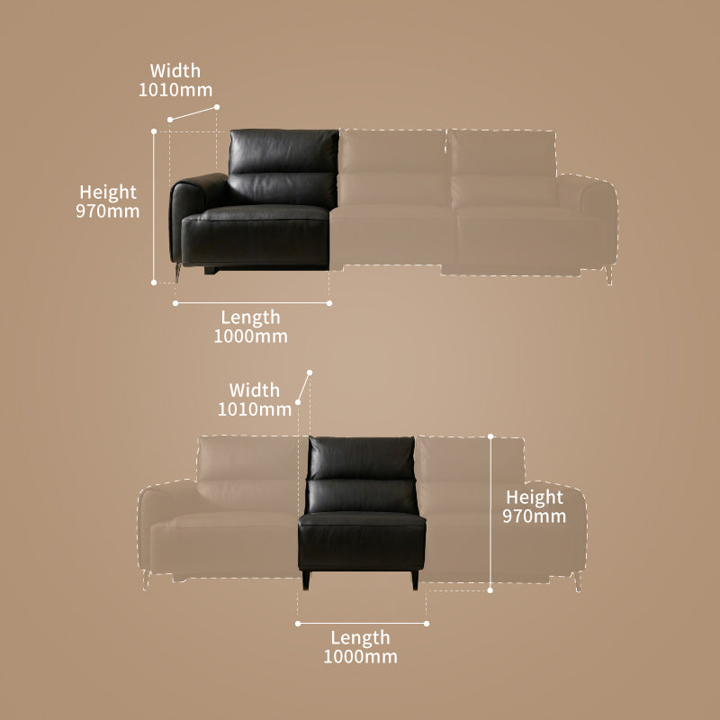 Electric Reclining Leather Sofa